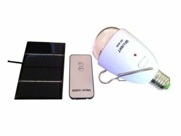 Bec economic cu incarcare solara si telecomanda GD-Light 5005